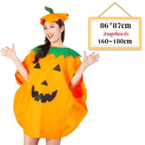 ชุดฟักทองฮาโลวีน สำหรับเด็กและผู้ใหญ่ ชุดคู่แม่ลูก คอสเพลย์แฟนซี ถุงฟักทองน่ารัก