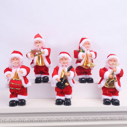 พร้อมส่ง 🎅 ของเล่นซานต้าเต้นรำ-พูดตามได้ บันทึกเสียงได้ ร้องเพลง ส่ายสะโพก น่ารักสุดๆ!