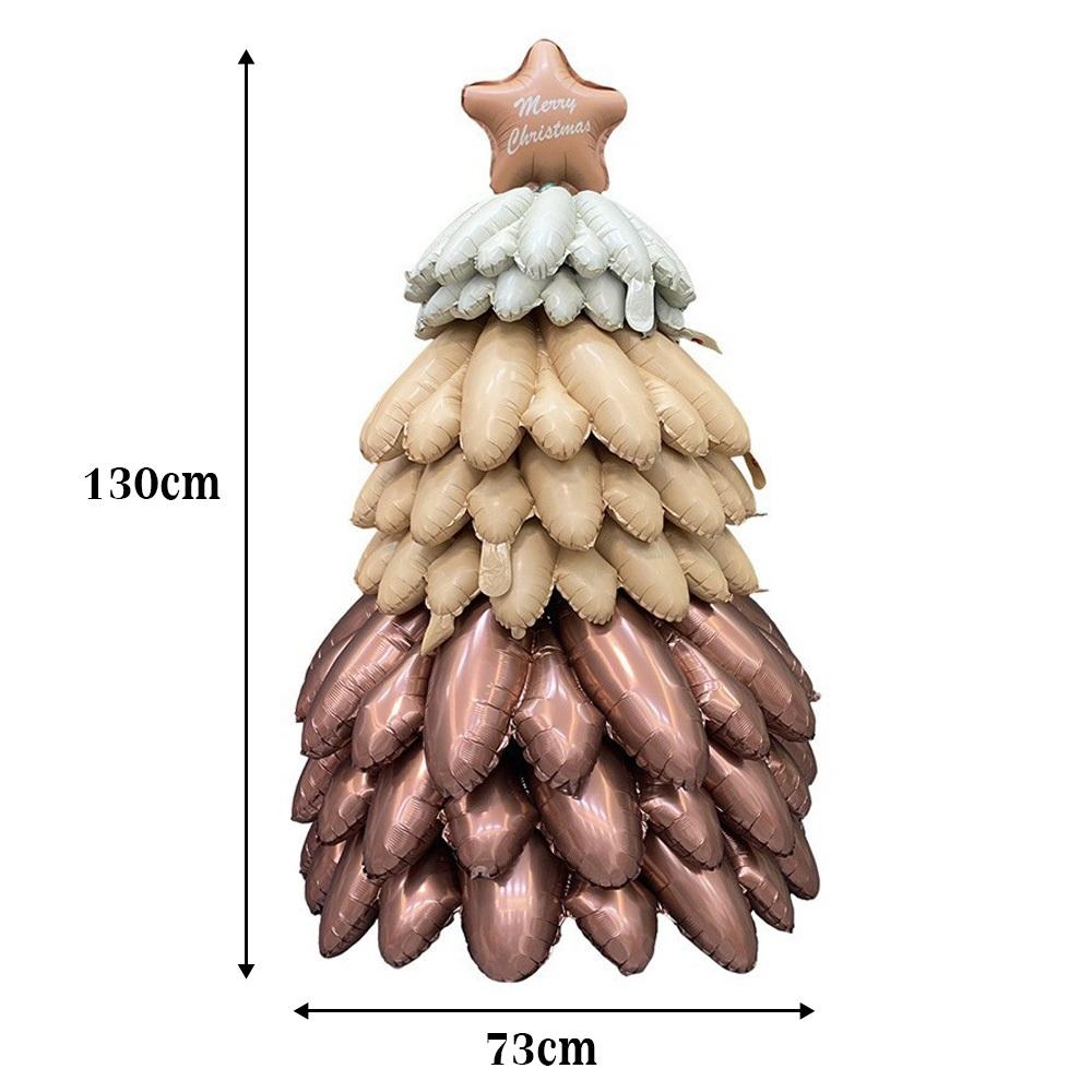 ชุดลูกโป่งคริสต์มาส 4D/3D ｜ ใช้ซ้ำได้ ｜ พร้อมปั๊มลม+ไฟประดับ