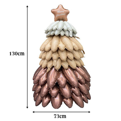 ชุดลูกโป่งคริสต์มาส 4D/3D ｜ ใช้ซ้ำได้ ｜ พร้อมปั๊มลม+ไฟประดับ