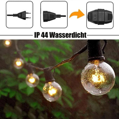 ไฟปิงปองโซล่าเซลล์ วอร์มไวท์ กันน้ำ ประหยัดไฟ สำหรับตกแต่งสวน ระเบียง แคมป์ปิ้ง 5 เมตร LED ต่อเส้นได้ ไฟ  ติด  ศาลพระภูมิ  สวย  ๆ  ดอกไม้  โซล่าเซลล์