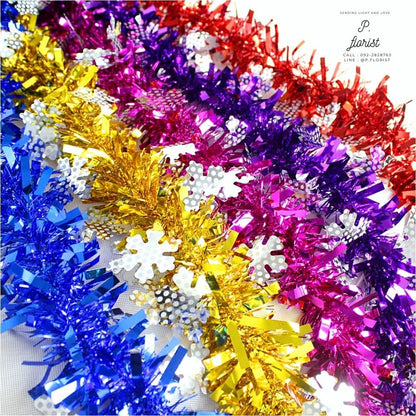 สายรุ้ง ตกแต่ง 2 เมตร คริสต์มาส ปี  อุปกรณ์ตกแต่งต้นคริสต์มาส ของตกแต่งบ้าน พลาสติกคุณภาพดี ทนทาน ใช้ได้ทั้งในร่มและกลางแจ้ง พร้อมส่ง ซานตาคลอส  เป่าลม ใหม่