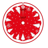 กระโปรงต้นคริสต์มาส 90 ซม. พรมฐานต้นคริสต์มาส ลายลูกอม กวางเอลก์ เบอร์รี่ สีแดงสด ของตกแต่งบ้านปีใหม่ ของขวัญคริสต์มาส พรมตกแต่งพื้น christmas  decor  home ต้น  คริสต์มาส  มินิมอล สายรุ้ง  ปี  ใหม่ ตัว  อักษร  งานแต่ง