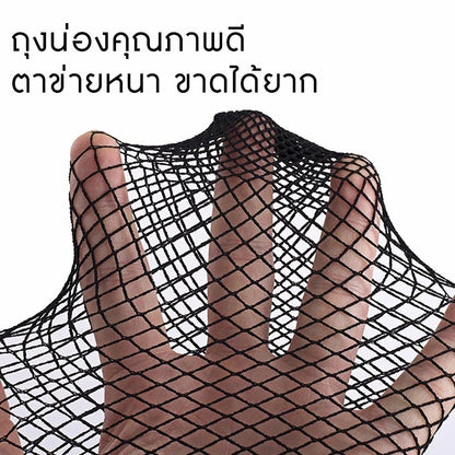 ถุงมือตาข่ายยาวคริสต์มาส สีแดง โบว์ เซ็กซี่ แฟนซี ปาร์ตี้ xmas roleplay แดงดำ ใส่สบาย ไม่บาดผิว ชุดคริสต์มาส พร้อมส่ง