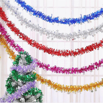 สายรุ้ง ตกแต่ง 2 เมตร คริสต์มาส ปี  อุปกรณ์ตกแต่งต้นคริสต์มาส ของตกแต่งบ้าน พลาสติกคุณภาพดี ทนทาน ใช้ได้ทั้งในร่มและกลางแจ้ง พร้อมส่ง ซานตาคลอส  เป่าลม ใหม่