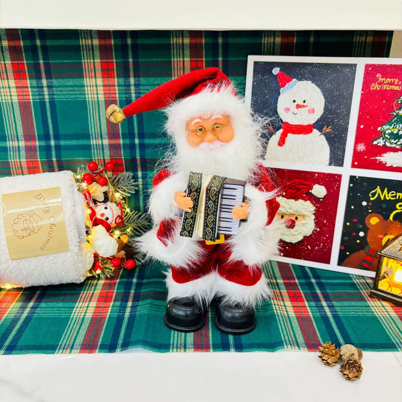 พร้อมส่ง 🎅 ของเล่นซานต้าเต้นรำ-พูดตามได้ บันทึกเสียงได้ ร้องเพลง ส่ายสะโพก น่ารักสุดๆ!