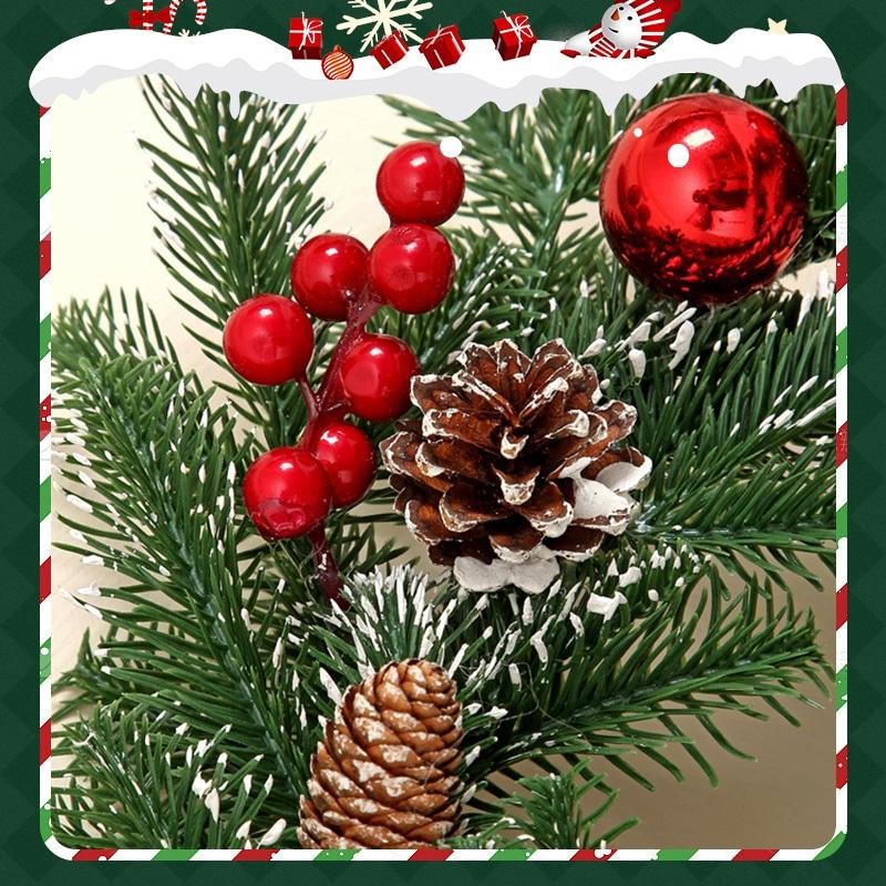 คริสต์มาสคริสต์มาส 50/70ซม. พวงดอกไม้ตกแต่งบ้าน แขวนประตูต้นคริสต์มาสของตกแต่งปีใหม่ Merry Christmas DIY ค้นหาห้อง/งานแต่ง christmas decor home สายรุ้งเทียม ปี…