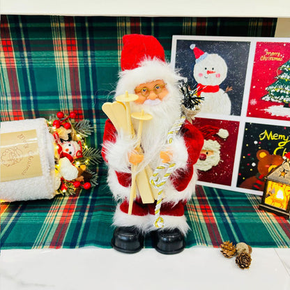 พร้อมส่ง 🎅 ของเล่นซานต้าเต้นรำ-พูดตามได้ บันทึกเสียงได้ ร้องเพลง ส่ายสะโพก น่ารักสุดๆ!