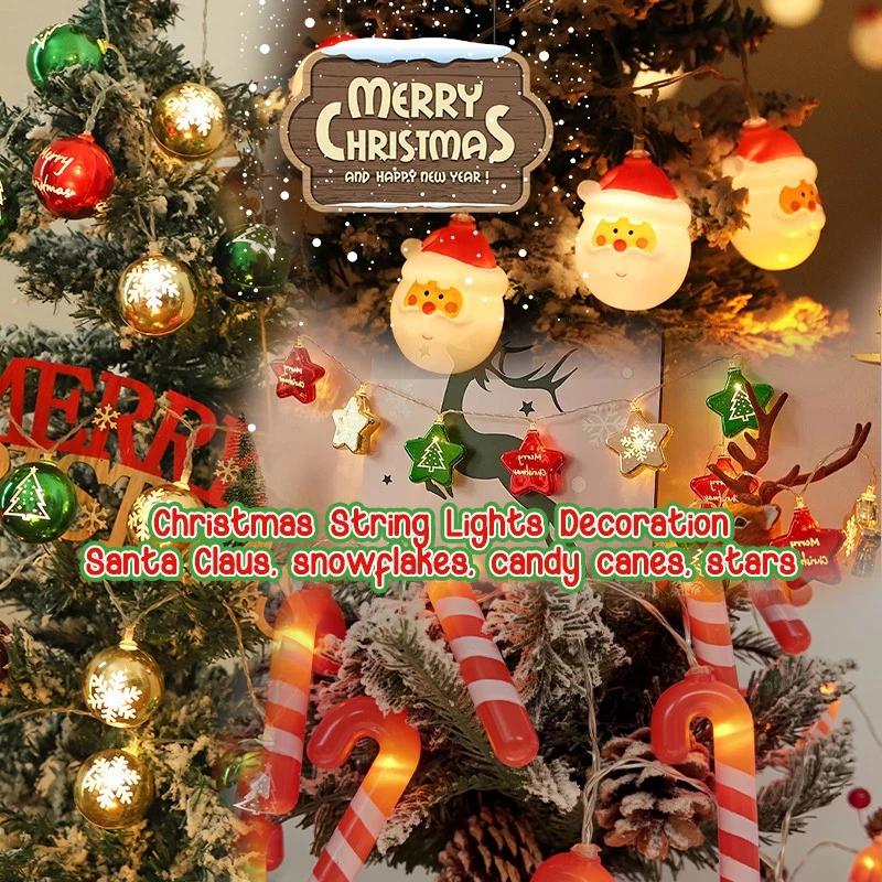 ไฟคริสต์มาส LED 1.5M ไฟประดับ ต้นคริสต์มาส ไฟตกแต่งบ้าน ปาร์ตี้ ปีใหม่ คริสต์มาส ไฟกระพริบสุดน่ารัก