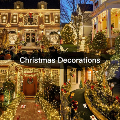 ไฟประดับปิงปอง 9 เมตร 100 หลอด LED ไฟตกแต่งคริสต์มาส ไฟกระพริบ 8 โหมด กันน้ำ กันฝน ใช้ได้ทั้งในบ้านและนอกบ้าน สวน งานปาร์ตี้ วินเทจ