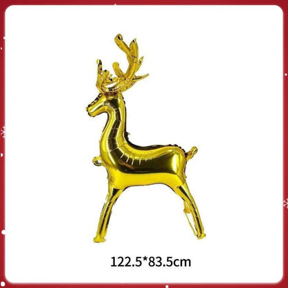 ลูกโป่งฟอยล์คริสต์มาสขนาดใหญ่ 3D ลายซานตาคลอส สโนว์แมน ต้นคริสต์มาส แบบเป่าลม ตั้งพื้นได้ เหมาะตกแต่งบ้าน งานปาร์ตี้ คริสต์มาส ปีใหม่ งานเฉลิมฉลอง ลูกโป่งคริสต์มาส