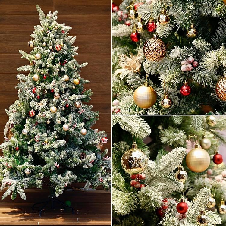 เซตของตกแต่งคริสต์มาส อุปกรณ์ตกแต่ง ต้นคริสต์มาส ลูกบอลคริสต์มาส 13 แบบ สีสันสดใส ของตกแต่งบ้าน ตกแต่งปีใหม่  ต้นคริสต์มาสครบเซต พร็อพถ่ายรูป มินิมอล