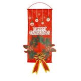ป้ายแบนเนอร์ลายซานตาคลอส ธงแขวนตกแต่งคริสต์มาส ประตูบ้าน งานปาร์ตี้ ปีใหม่ ของตกแต่งบ้านสุดฮิต  ลูกโป่งรถถัง