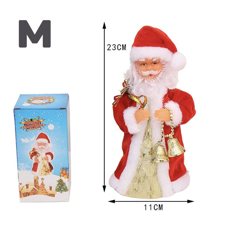 พร้อมส่ง 🎅 ของเล่นซานต้าเต้นรำ-พูดตามได้ บันทึกเสียงได้ ร้องเพลง ส่ายสะโพก น่ารักสุดๆ!