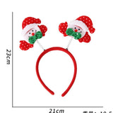 ที่คาดผมคริสต์มาส LED เขากวางเรืองแสง  หมวกซานต้า ผ้าคาดหัวแฟนซี น่ารักถ่ายรูปได้ เหมาะทั้งเด็กและผู้ใหญ่