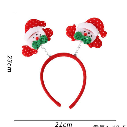 ที่คาดผมคริสต์มาส LED เขากวางเรืองแสง  หมวกซานต้า ผ้าคาดหัวแฟนซี น่ารักถ่ายรูปได้ เหมาะทั้งเด็กและผู้ใหญ่