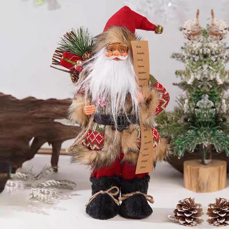 ตุ๊กตาคริสต์มาส ซานต้า เอลค์ สโนว์แมน ของขวัญคริสต์มาส ของตกแต่งบ้าน ของเล่นเด็ก Santa Claus Christmas Decoration christmas  decor  home ต้น  คริสต์มาส  มินิมอล ตัว  อักษร  งานแต่ง
