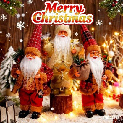 ตุ๊กตาคริสต์มาส ซานต้า เอลค์ สโนว์แมน ของขวัญคริสต์มาส ของตกแต่งบ้าน ของเล่นเด็ก Santa Claus Christmas Decoration christmas  decor  home ต้น  คริสต์มาส  มินิมอล ตัว  อักษร  งานแต่ง