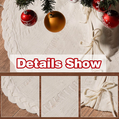 กระโปรงต้นคริสต์มาสสีแดง 18.11 นิ้วพรมต้นไม้ Dia สําหรับวันหยุดห้องนอนบ้าน