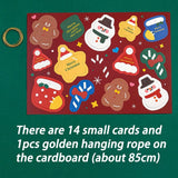 DIY การ์ดแขวนคริสต์มาส 14 ชิ้น ซานต้า การ์ดตกแต่ง กล่องของขวัญ แท็ก สติ๊กเกอร์ ของขวัญเด็ก อุปกรณ์ตกแต่งบ้าน Christmas hang card ต้น  คริสต์มาส  มินิมอล ซานตาคลอส เป่าลม  ลูกโป่งรถถัง