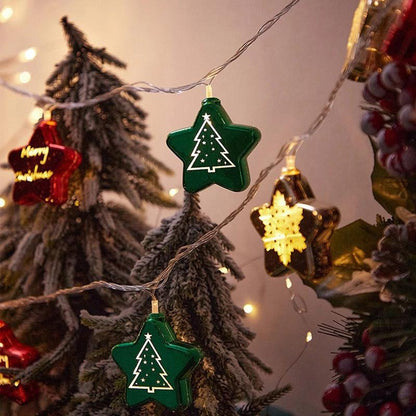 ไฟคริสต์มาส LED 1.5M ไฟประดับ ต้นคริสต์มาส ไฟตกแต่งบ้าน ปาร์ตี้ ปีใหม่ คริสต์มาส ไฟกระพริบสุดน่ารัก