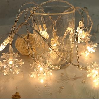 ไฟคริสต์มาส LED 1.5M ไฟประดับ ต้นคริสต์มาส ไฟตกแต่งบ้าน ปาร์ตี้ ปีใหม่ คริสต์มาส ไฟกระพริบสุดน่ารัก