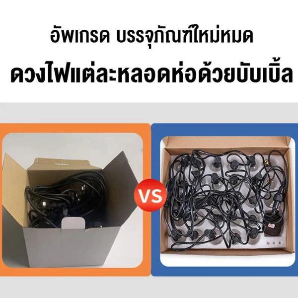 ไฟปิงปองโซล่าเซลล์ วอร์มไวท์ กันน้ำ ประหยัดไฟ สำหรับตกแต่งสวน ระเบียง แคมป์ปิ้ง 5 เมตร LED ต่อเส้นได้ ไฟ  ติด  ศาลพระภูมิ  สวย  ๆ  ดอกไม้  โซล่าเซลล์